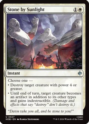 Stone by Sunlight (HOB-027) - The Hobbit Foil | Grognard Games