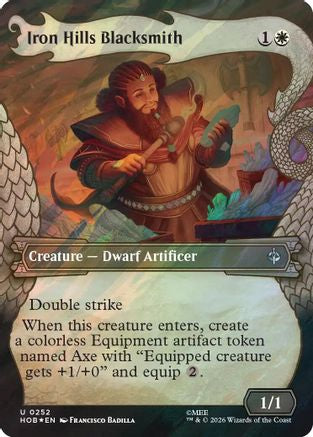 Iron Hills Blacksmith (Showcase) (Surge Foil) (HOB-252) - The Hobbit Foil | Grognard Games