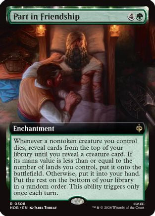 Part in Friendship (Extended Art) (HOB-308) - The Hobbit Foil | Grognard Games