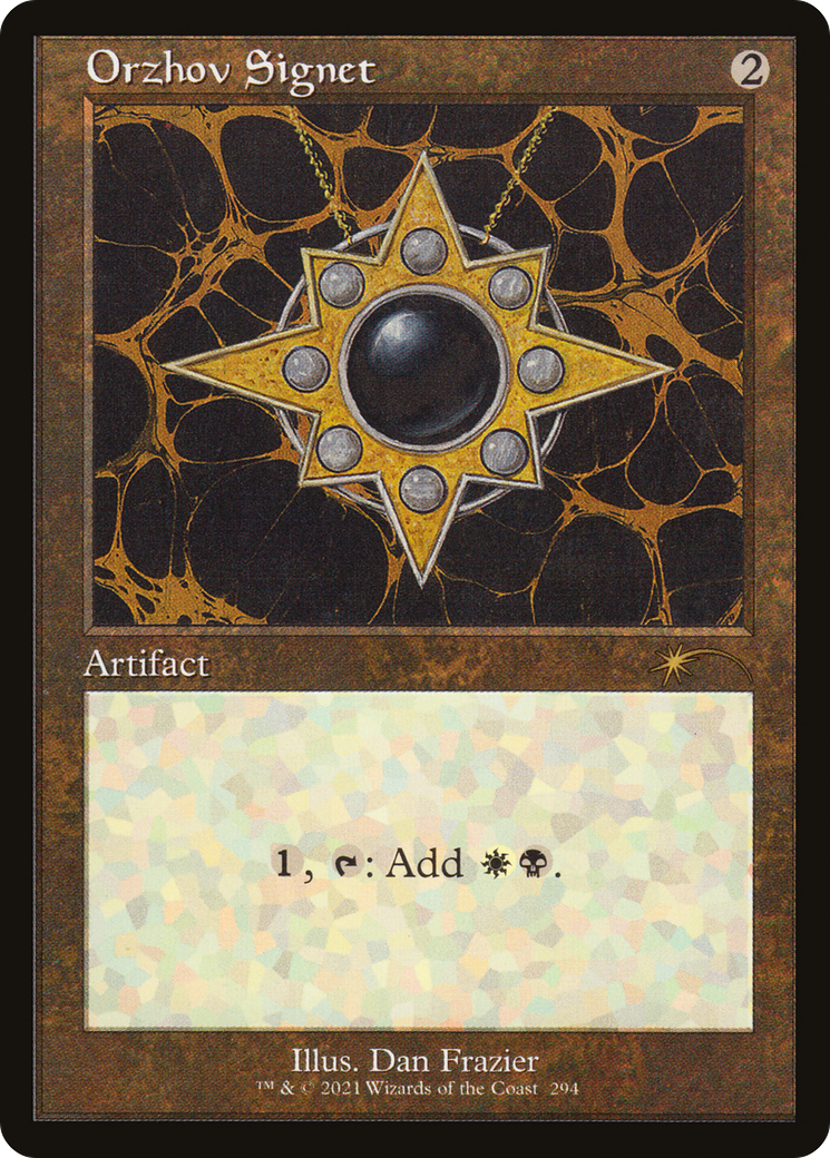Orzhov Signet (Retro) [Secret Lair Drop Series] | Grognard Games