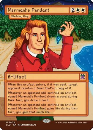 Mermaid's Pendant - Wedding Ring (SLD-2802) - Secret Lair Drop Series | Grognard Games