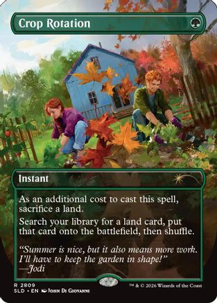 Crop Rotation (SLD-2809) - Secret Lair Drop Series Foil | Grognard Games