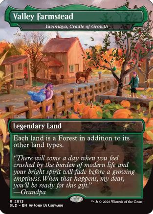Valley Farmstead - Yavimaya, Cradle of Growth (SLD-2813) - Secret Lair Drop Series Foil | Grognard Games