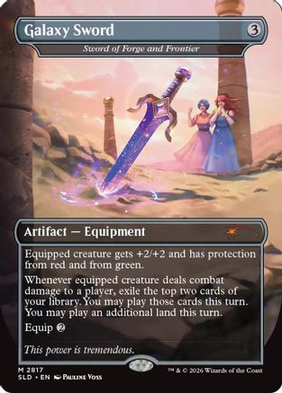 Galaxy Sword - Sword of Forge and Frontier (SLD-2817) - Secret Lair Drop Series | Grognard Games