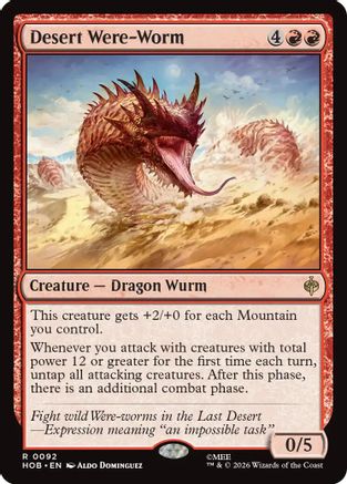 Desert Were-Worm (HOB-092) - The Hobbit | Grognard Games