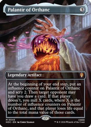 Palantir of Orthanc (Borderless) (HOC-045) - The Hobbit: Eternal-Legal | Grognard Games