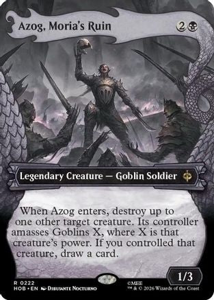 Azog, Moria's Ruin (Showcase) (HOB-222) - The Hobbit Foil | Grognard Games
