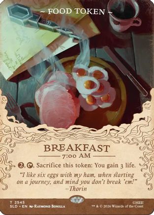 Food Token (2545) (SLD-2545) - Secret Lair Drop Series | Grognard Games