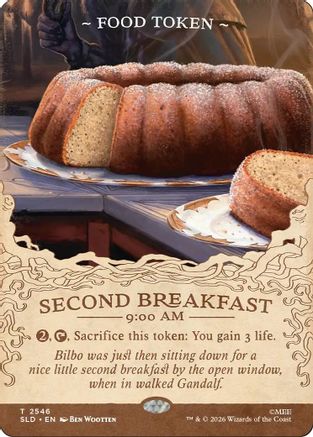 Food Token (2546) (SLD-2546) - Secret Lair Drop Series Foil | Grognard Games