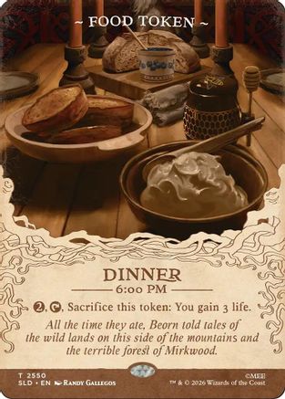 Food Token (2550) (SLD-2550) - Secret Lair Drop Series | Grognard Games