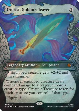 Orcrist, Goblin-cleaver (Showcase) (Surge Foil) (HOB-272) - The Hobbit Foil | Grognard Games