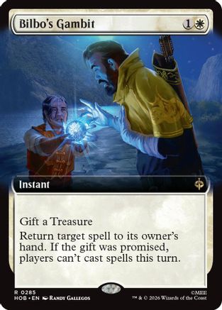 Bilbo's Gambit (Extended Art) (HOB-285) - The Hobbit Foil | Grognard Games