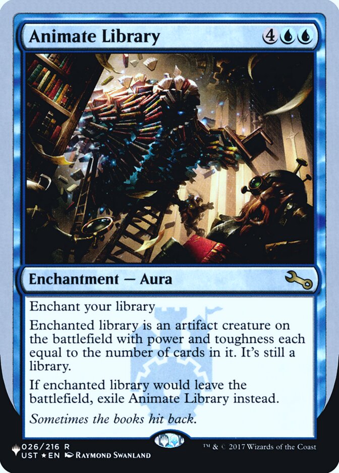 Animate Library (Unfinity Foil Edition) [The List] | Grognard Games