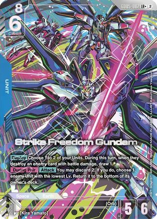 Strike Freedom Gundam (LR+) - Freedom Ascension (GD05-002) Holofoil | Grognard Games