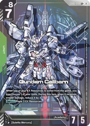 Gundam Calibarn (LR+) - Freedom Ascension (GD05-018) Holofoil | Grognard Games
