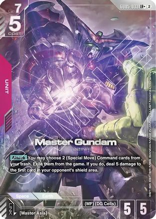 Master Gundam (LR+) - Freedom Ascension (GD05-033) Holofoil | Grognard Games
