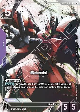 Sazabi (LR+) - Freedom Ascension (GD05-049) Holofoil | Grognard Games