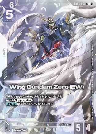 Wing Gundam Zero (EW) (LR+) - Freedom Ascension (GD05-067) Holofoil | Grognard Games