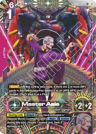 Master Asia (LR+) - Freedom Ascension (GD05-089) Holofoil | Grognard Games