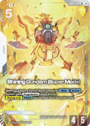 Shining Gundam (Super Mode) (R+) - Freedom Ascension (GD05-068) Holofoil | Grognard Games