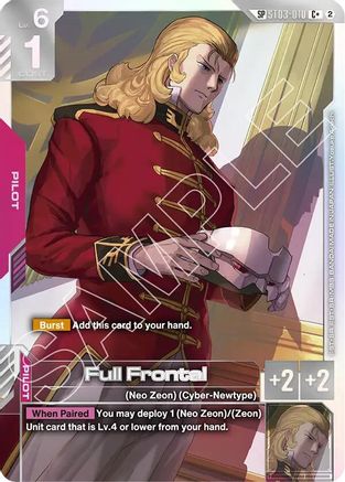 Full Frontal (C+) (SP) - Freedom Ascension (ST03-010) Holofoil | Grognard Games