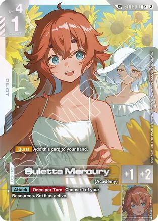 Suletta Mercury (C+) (SP) - Freedom Ascension (ST01-011) Holofoil | Grognard Games