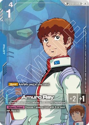 Amuro Ray (C+) (SP) - Freedom Ascension (ST01-010) Holofoil | Grognard Games