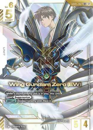 Wing Gundam Zero (EW) (LR++) - Freedom Ascension (GD05-067) Holofoil | Grognard Games