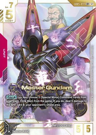 Master Gundam (LR++) - Freedom Ascension (GD05-033) Holofoil | Grognard Games