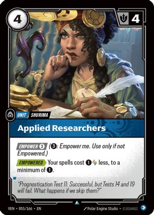 Applied Researchers (055/166) - Vendetta | Grognard Games