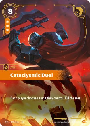Cataclysmic Duel (090/166) - Vendetta Foil | Grognard Games