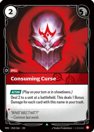 Consuming Curse (010/166) - Vendetta | Grognard Games