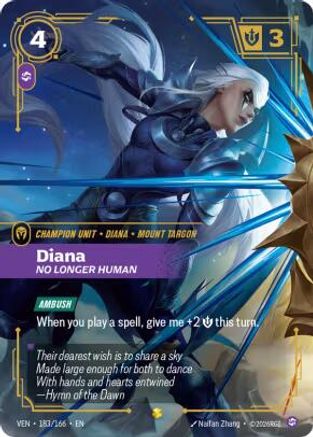 Diana - No Longer Human (Overnumbered) (183/166) - Vendetta Foil | Grognard Games