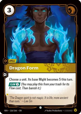 Dragon Form (116/166) - Vendetta Foil | Grognard Games