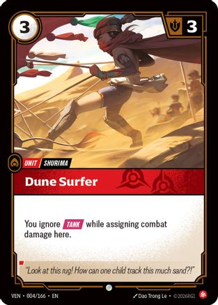 Dune Surfer (004/166) - Vendetta Foil | Grognard Games