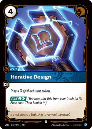 Iterative Design (051/166) - Vendetta Foil | Grognard Games