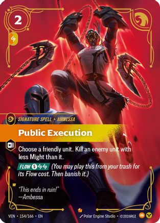 Public Execution (154/166) - Vendetta Foil | Grognard Games