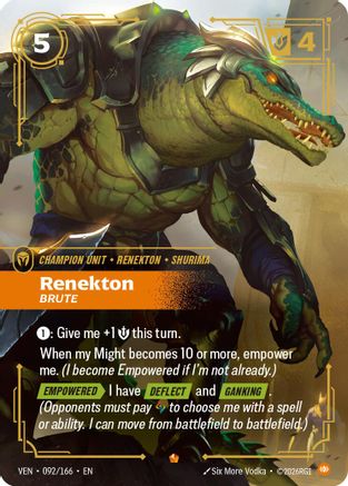 Renekton - Brute (092/166) - Vendetta Foil | Grognard Games