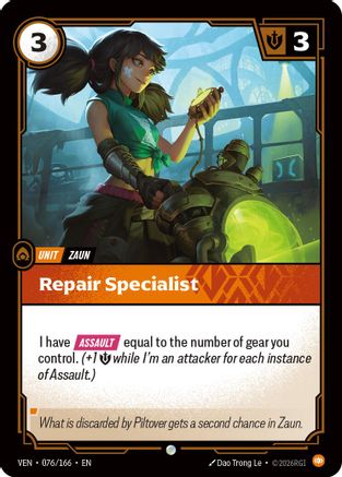 Repair Specialist (076/166) - Vendetta | Grognard Games
