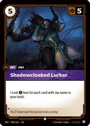 Shadowblade Lurker (096/166) - Vendetta Foil | Grognard Games