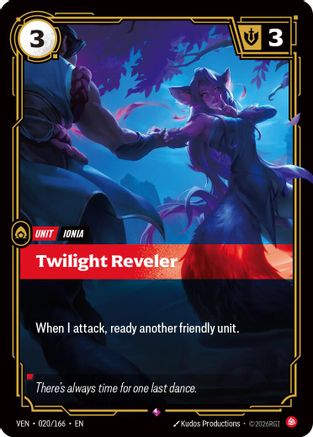 Twilight Reveler (020/166) - Vendetta Foil | Grognard Games
