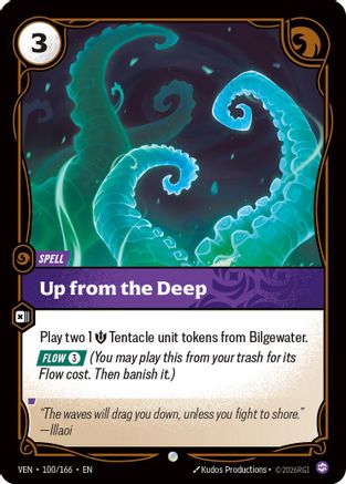 Up from the Deep (100/166) - Vendetta Foil | Grognard Games