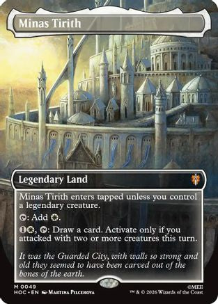Minas Tirith (Borderless) (HOC-049) - The Hobbit: Eternal-Legal Foil | Grognard Games