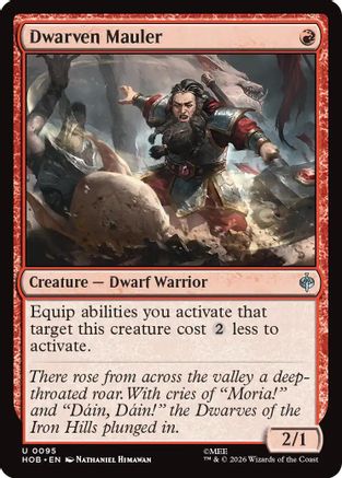 Dwarven Mauler (HOB-095) - The Hobbit Foil | Grognard Games