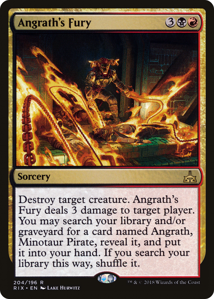 Angrath's Fury [Rivals of Ixalan] | Grognard Games