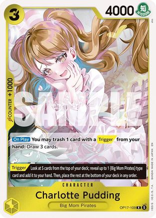 Charlotte Pudding (OP17-109) - The World's Strongest Warriors Foil | Grognard Games