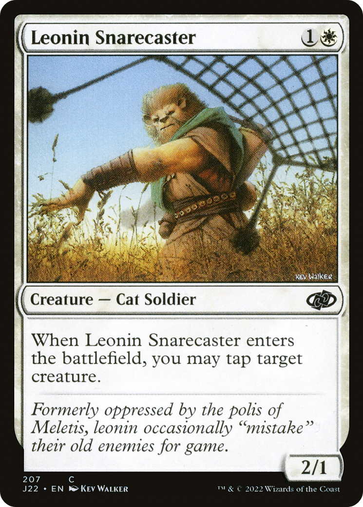 Leonin Snarecaster [Jumpstart 2022] | Grognard Games