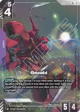 Sazabi (R+) - Freedom Ascension (GD05-052) Holofoil | Grognard Games