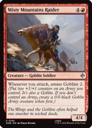 Misty Mountains Raider (HOB-105) - The Hobbit | Grognard Games