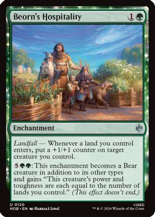 Beorn's Hospitality (HOB-120) - The Hobbit Foil | Grognard Games